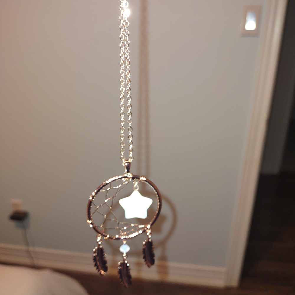 Dreamcatcher Pendant Necklace with Star Charm